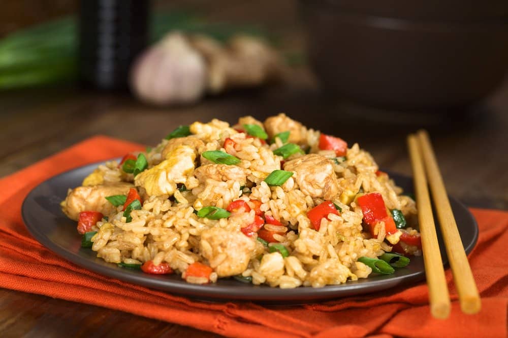 Asian rice and veggies