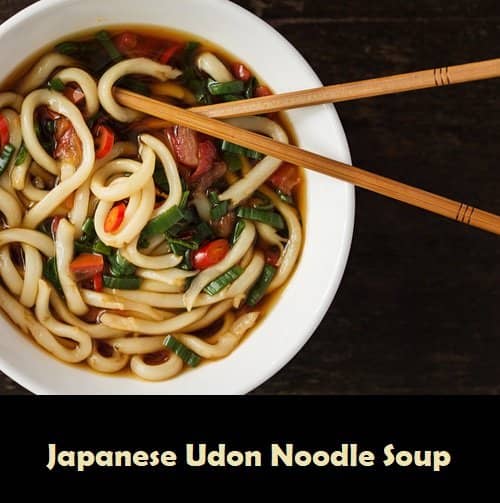 Japanese Udon Noodle Soup (Vegan)