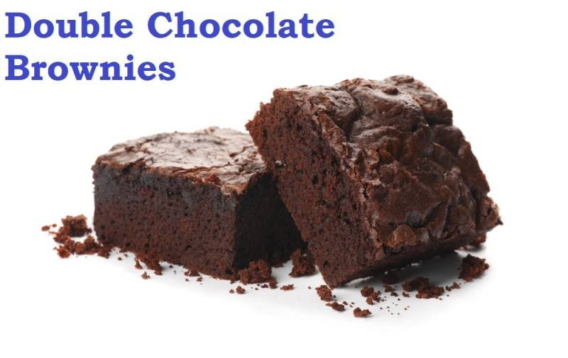 Healthy Double Chocolate Brownies