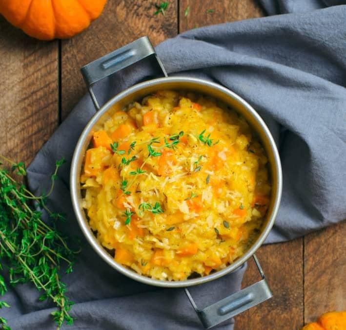 Pumpkin Risotto-Comforting Meal