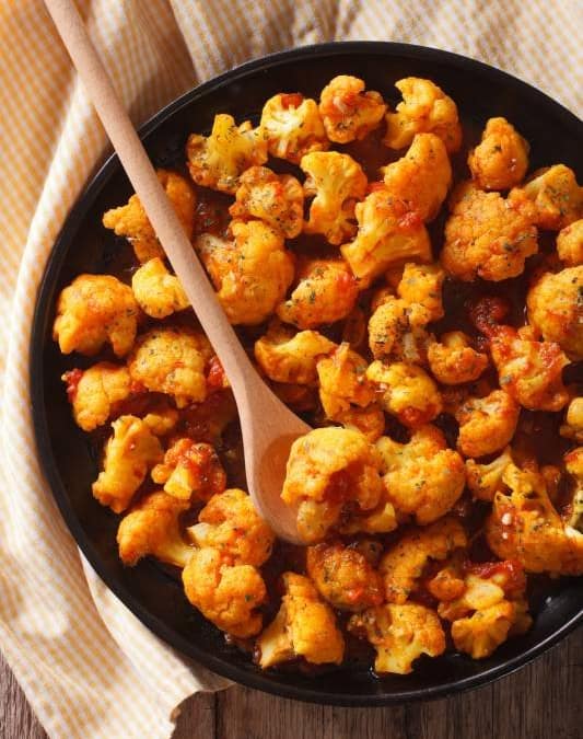 Roasted Cauliflower and Tomato Curry