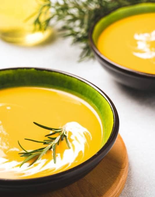 Roasted Carrot and Coconut Bisque
