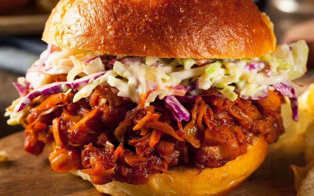 BBQ Pulled Jackfruit Burger