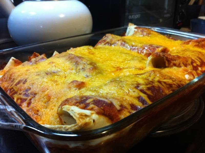 Authentic Vegan Mexican Enchiladas