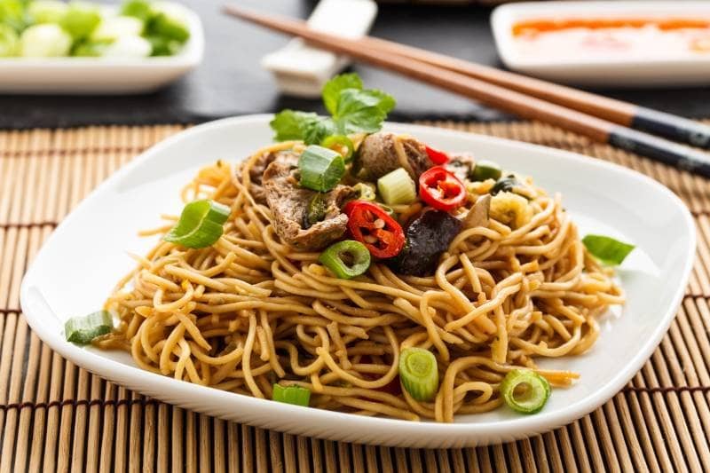 Vegan Stir-Fried Vegetable Lo Mein