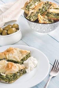 Vegan Greek Spinach Pie (Spanakopita)