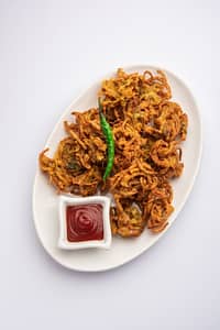 Crispy Baked Onion Fritters
