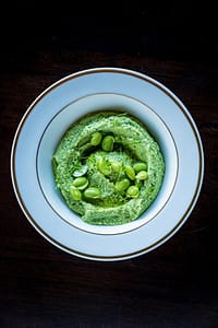 Edamame-Pesto Green Dip