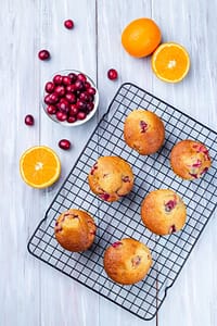 Vegan Orange Cranberry Muffins
