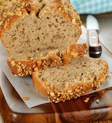 carrot peach breakfast bread