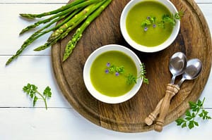 asparagus vegetable and soup