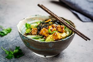 veggie sushi bowl