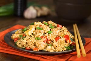 Asian rice and veggies