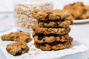 Air fryer tahini oatmeal cookies