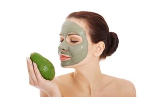 avocado mask facial treatment