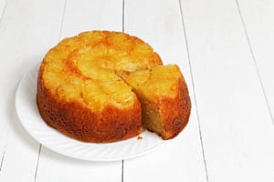 vegan pineapple cake