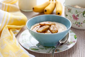 Vegan Caramelized Banana Oatmeal