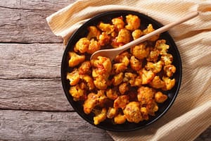 Vegan Roasted Cauliflower and Tomato Curry