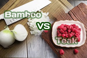 bamboo vs teak, bamboo cutting board