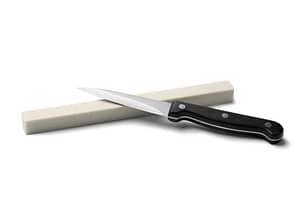 grindstone, paring knife