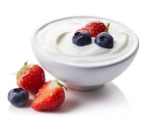 Greek yogurt and fresh berries