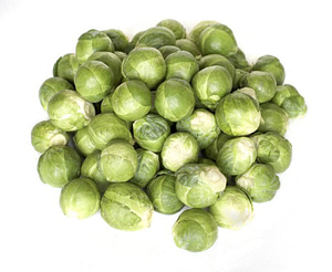 Fresh organic Brussel sprouts