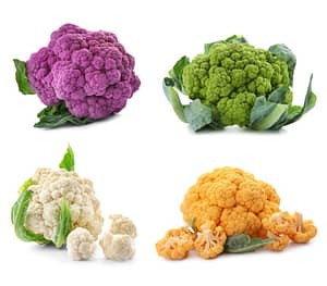 Different Hues of Cauliflower