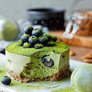 Vegan Matcha Cheesecake
