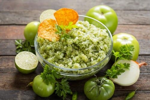 tomatillo salsa verde mexican green salsa