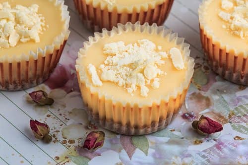 egg nog cheesecake bites