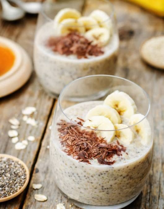 Banana Cream Pie Overnight Steel-cut Oats