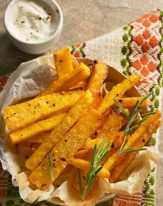 Crispy Baked Polenta Fries