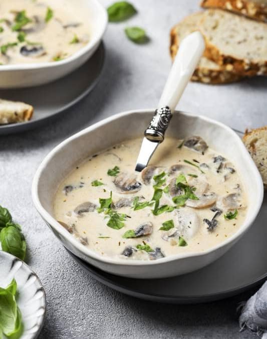 Creamy Garlic Mushrooms 