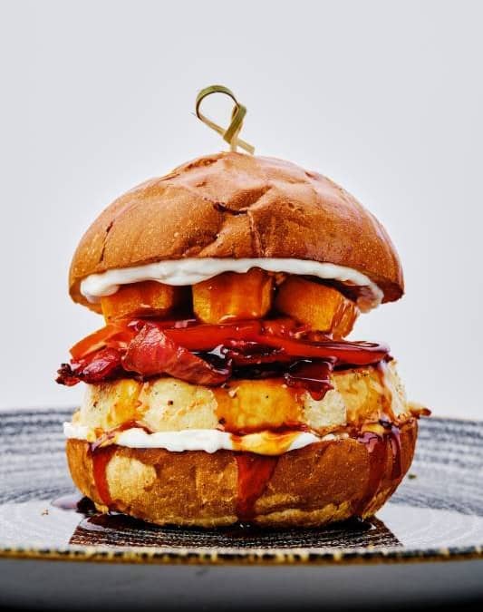 Roasted Butternut Squash Burger