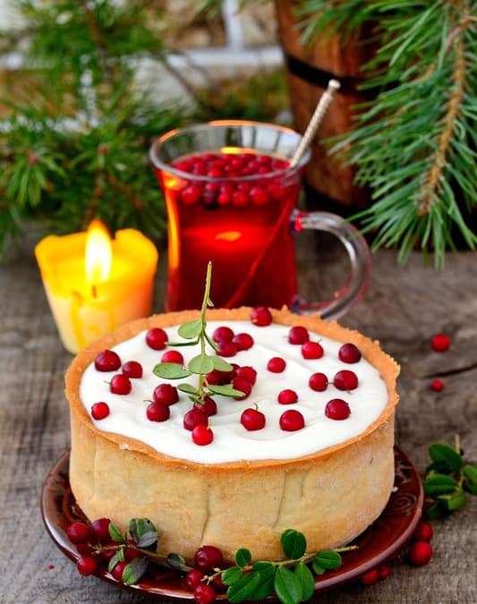 White Chocolate Cranberry Tart