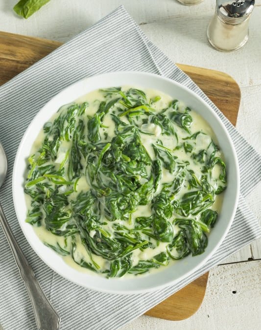 Oh-so-creamy Spinach