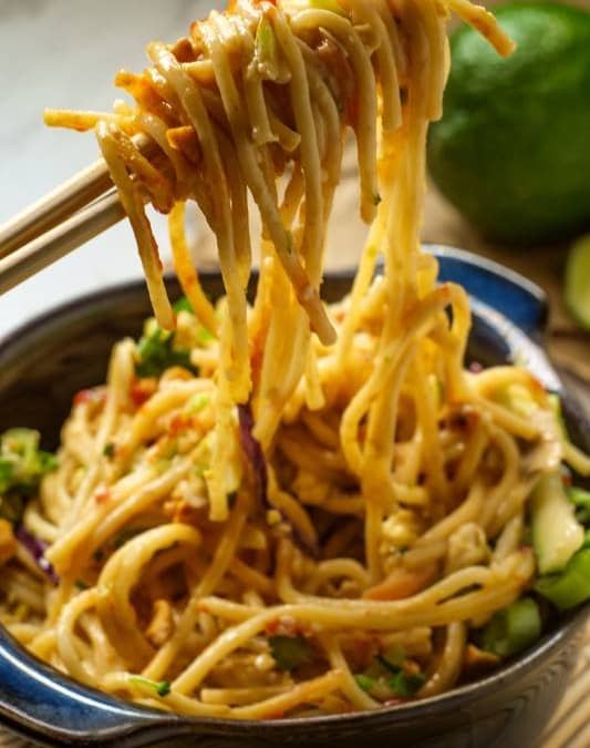 Stir-Fried Vegetable Lo Mein