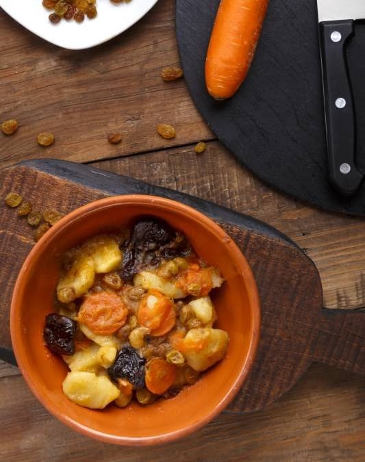 Carrot and Sweet Potato Tzimmes