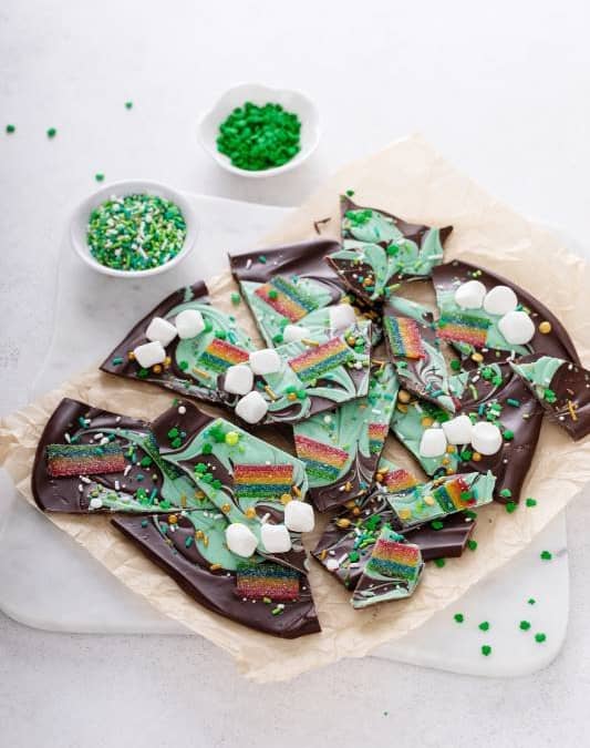 St. Patrick's Day Chocolate Bark