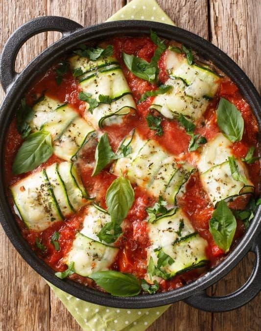 Zucchini Involtini with Cashew Ricotta