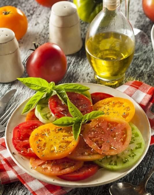 Healthy Heirloom Tomato Salad