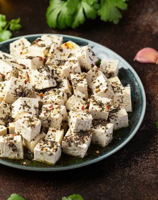 Vegan Tofu Feta Cheese