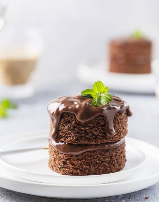 Chocolate Mini Cake (or with Cranberry)