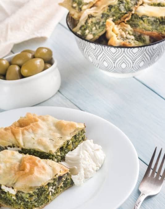 Vegan Greek Spinach Pie (Spanakopita)