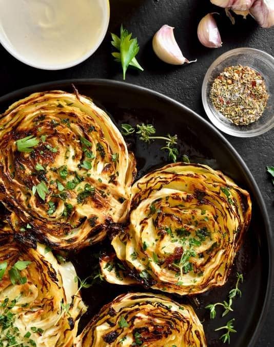 Roasted Cabbage Steak