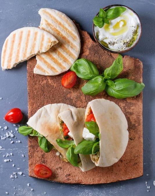 Roasted Vegetables Pita Pockets