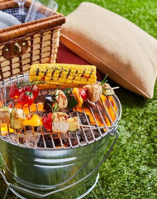 Barbecue Tofu Veggie Skewers