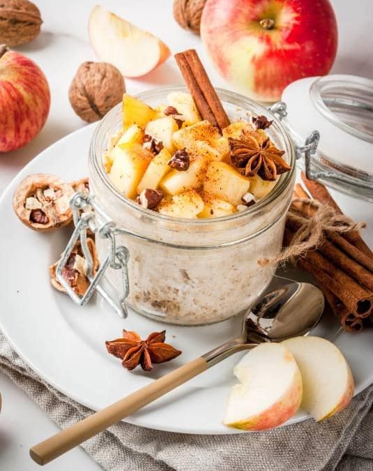 Apple Pie Overnight Oats