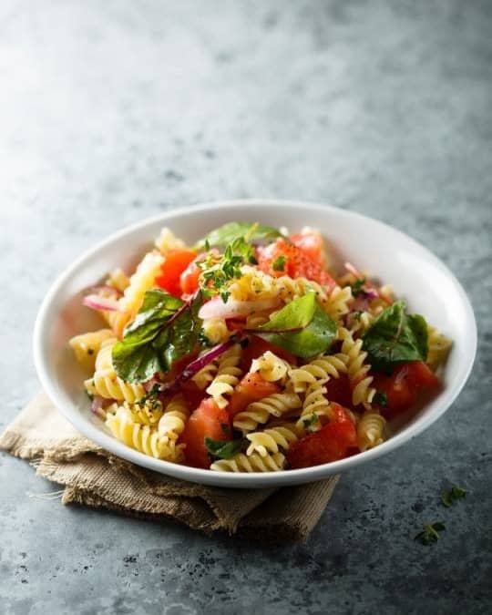 Tomato Basil Pasta Salad