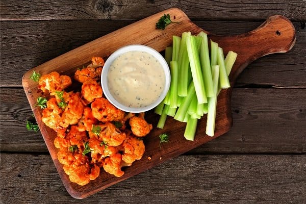 Buffalo Cauliflower Bites